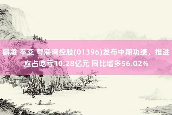 霸凌 拳交 粤港湾控股(01396)发布中期功绩，推进应占吃亏10.28亿元 同比增多56.02%