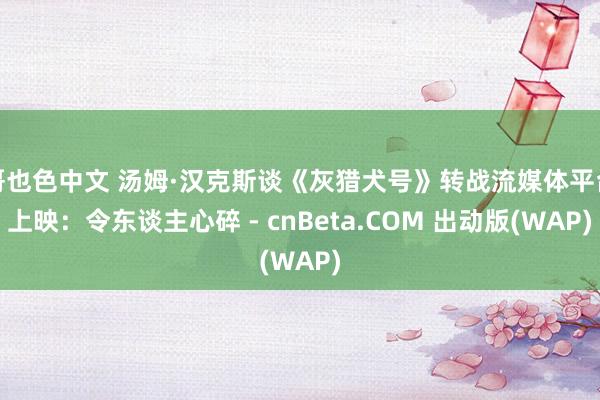 哥也色中文 汤姆·汉克斯谈《灰猎犬号》转战流媒体平台上映：令东谈主心碎 - cnBeta.COM 出动版(WAP)